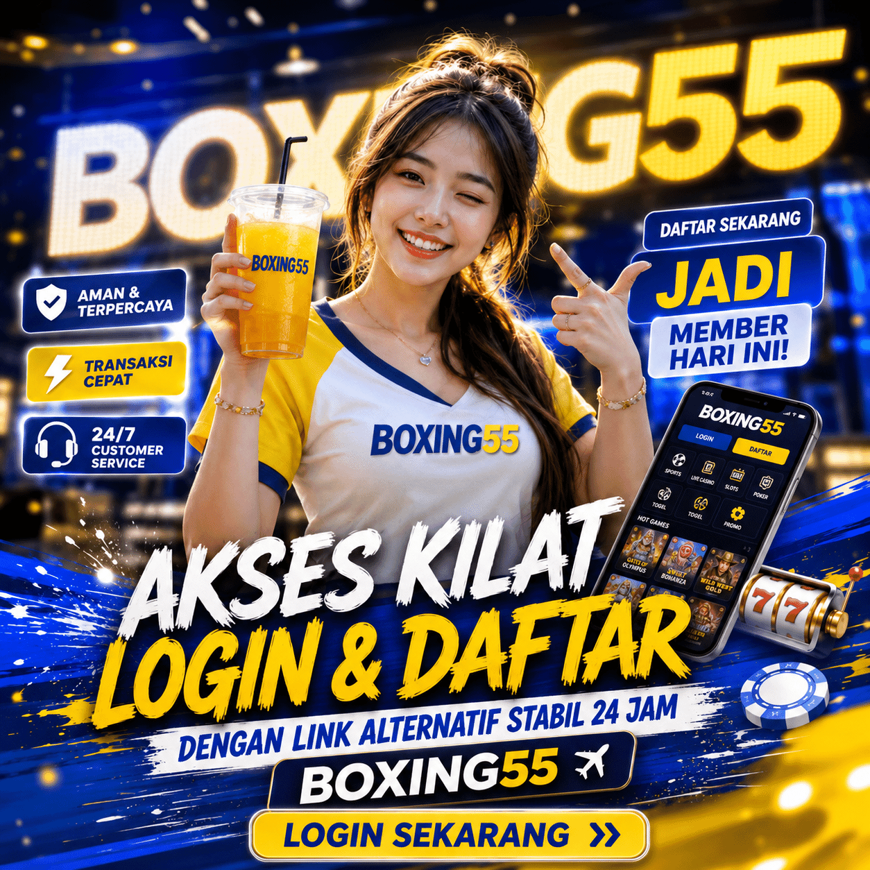 BOXING55 ✈️ Akses Kilat Login & Daftar Dengan Link Alternatif Stabil 24 jam
